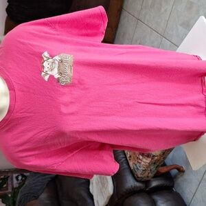 Womens Blessed Girl pink short sleeve t shirt size XL